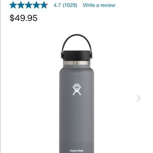 Hydro flask in Stone Color